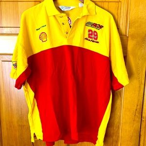 Shell Nascar size XL short sleeve Kevin Harvick Richard Childress Racing